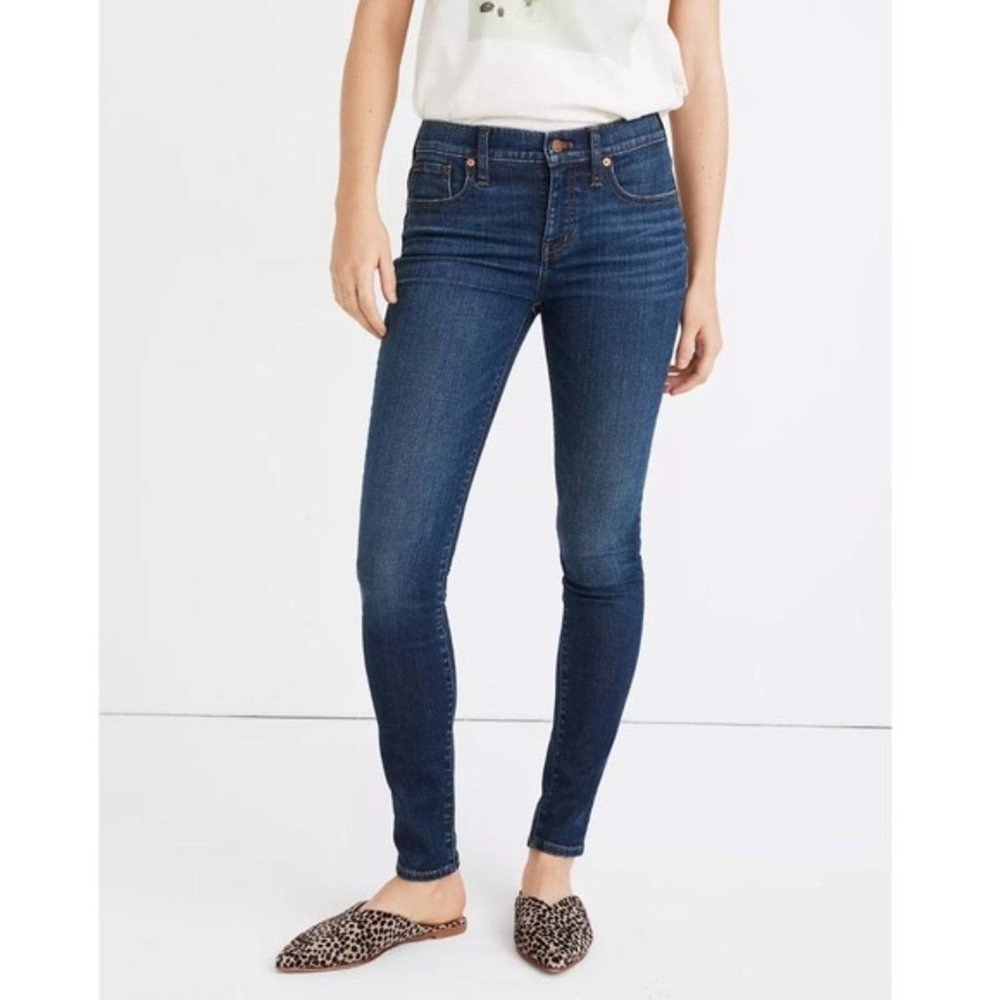 MADEWELL Mid-Rise Skinny Jeans Riverdale Wash Size 28